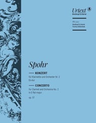 Clarinet Concerto No. 2 in E-flat Major, Op. 57 Study Scores sheet music cover